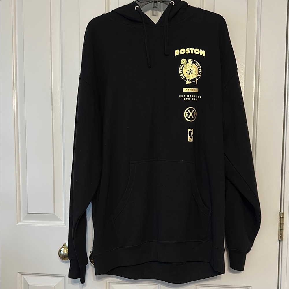 Express Black Sweatshirt with Logo